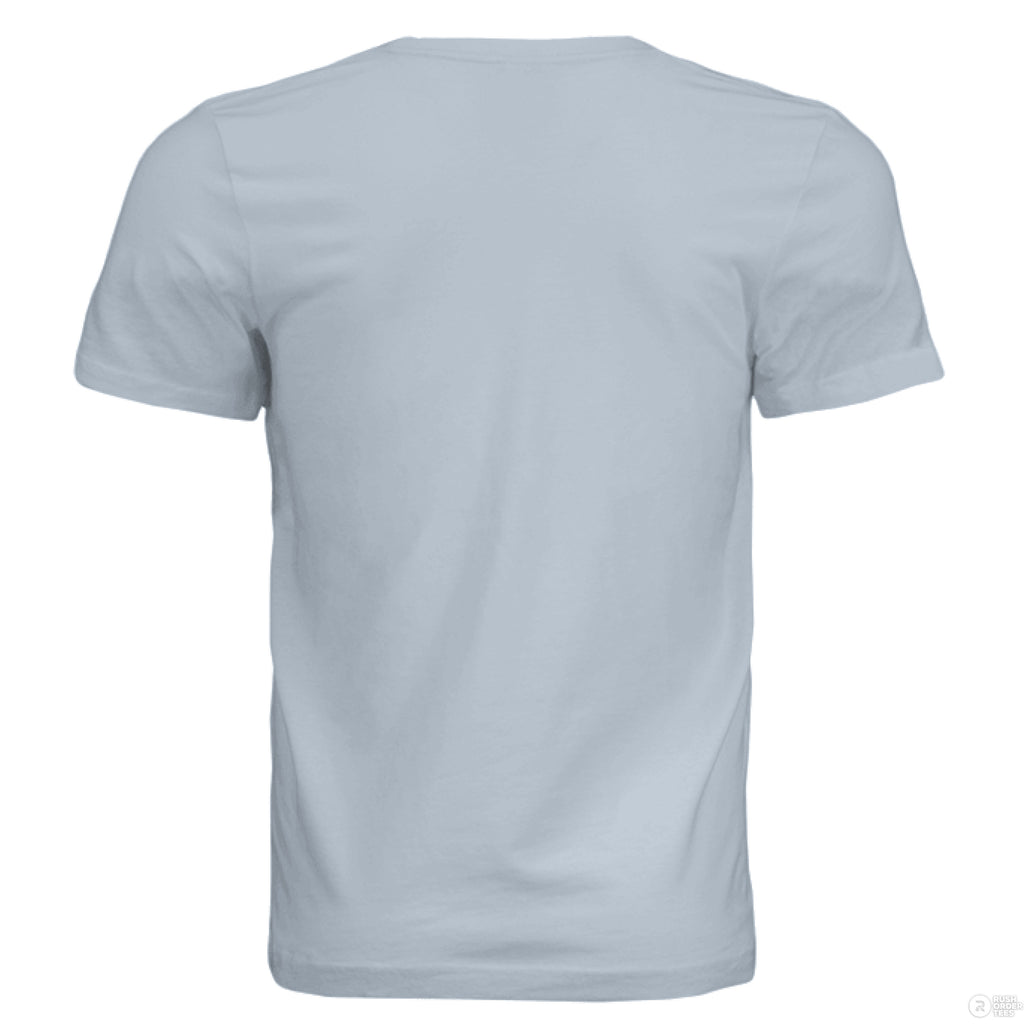 Solid Carolina Blue Triblend - BACK