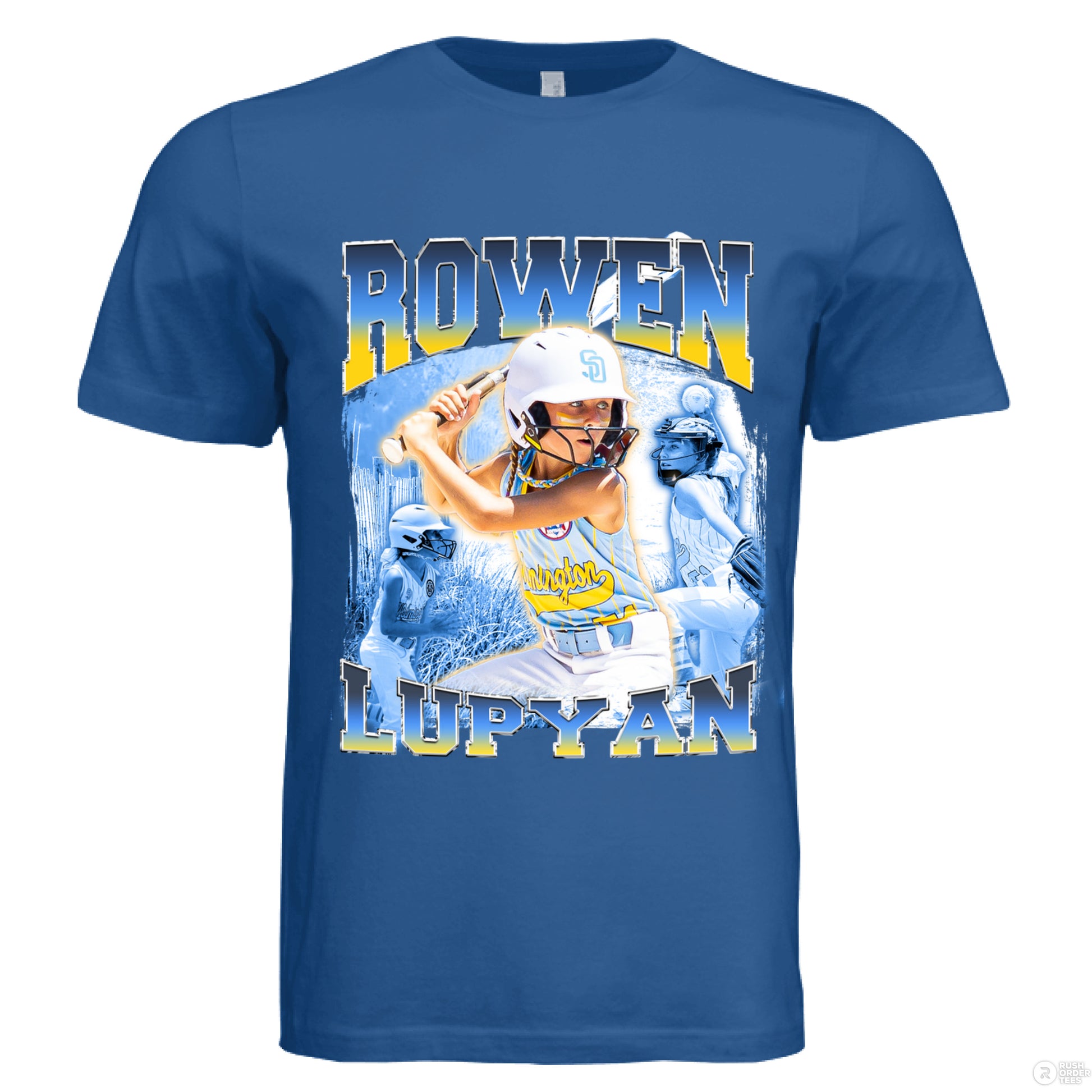 Solid True Royal Triblend - FRONT